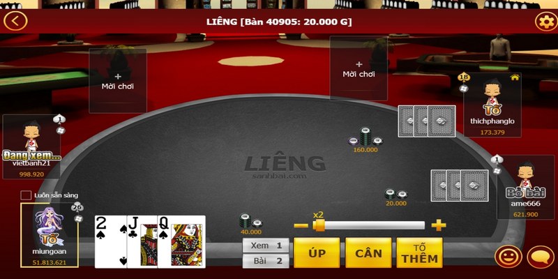 Liêng là game đánh bài phổ biến ở các casino trực tuyến